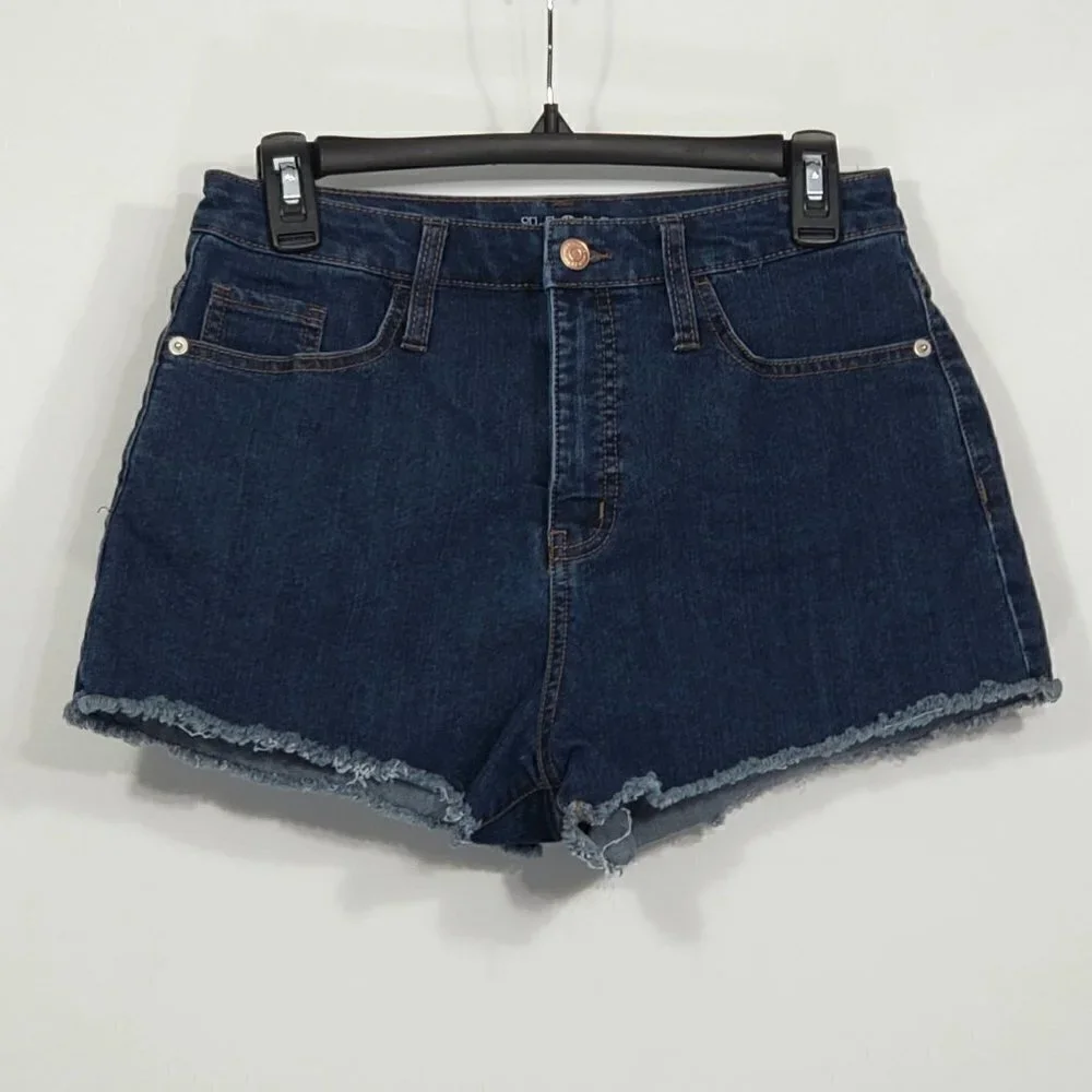 Wild Fable High Rise Cutoff Shorts Women's Size 8 Raw Hem